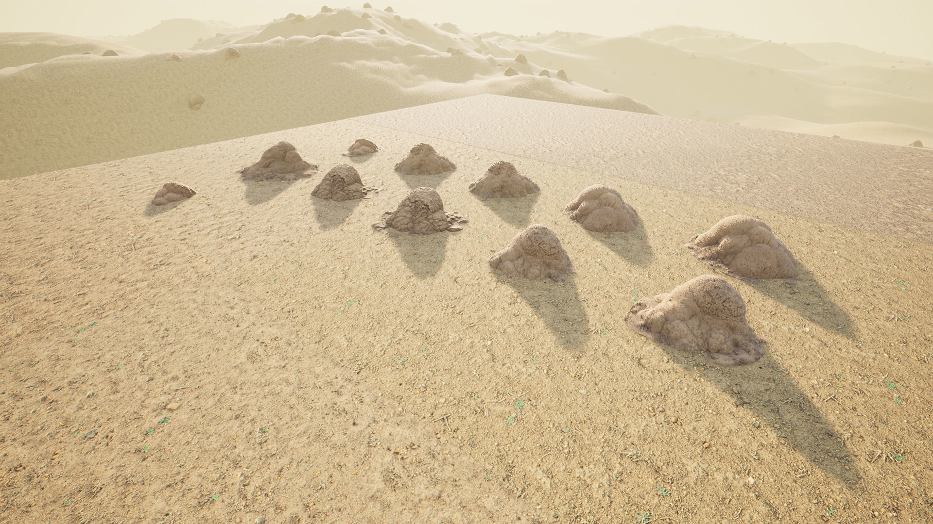 Termite Mounds - Photoscanned Low-poly 3D model_12