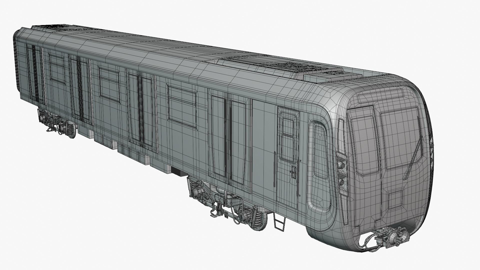 Metro Moskva 2020 3D model_11