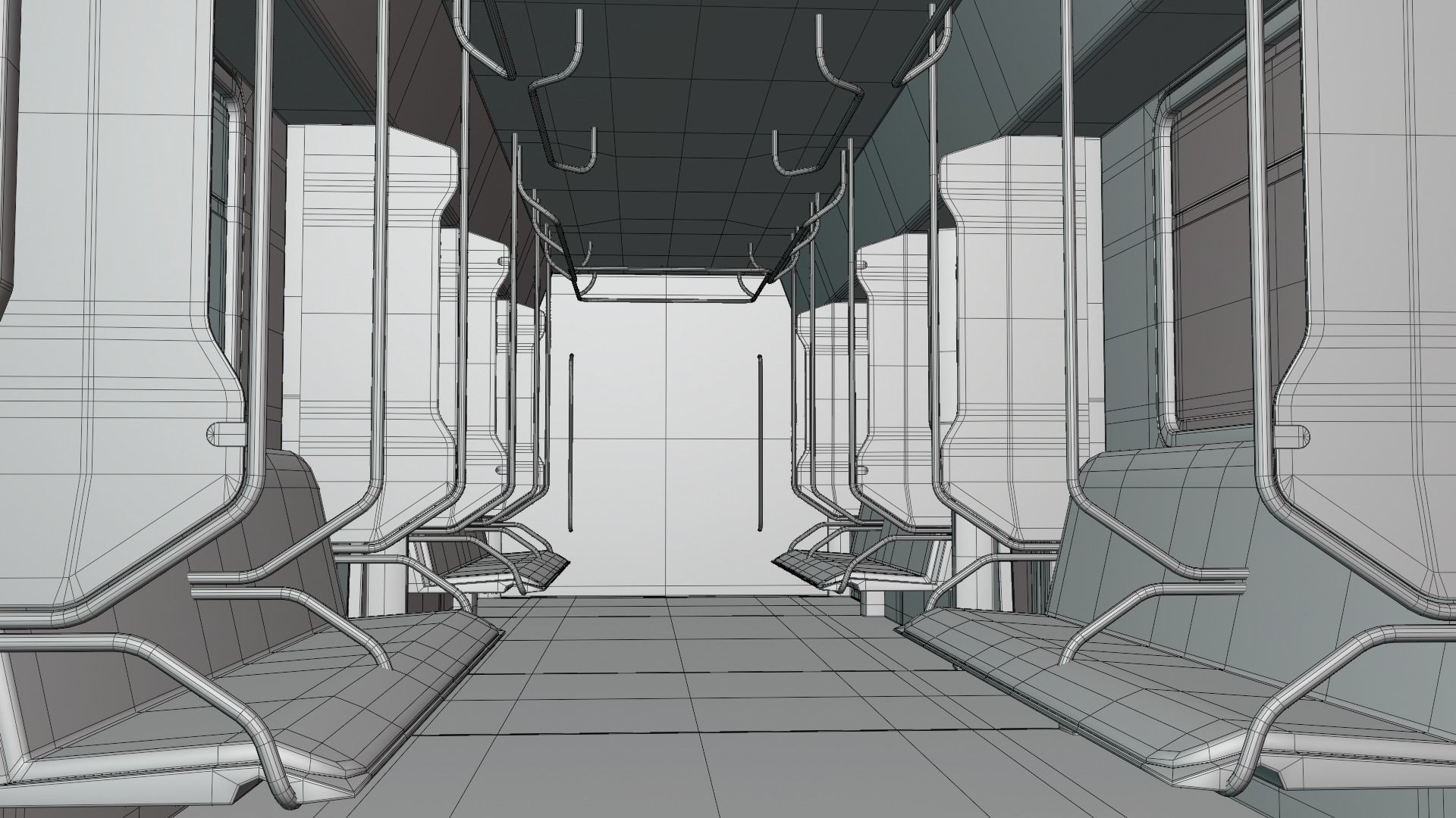 Metro Moskva 2020 3D model_8