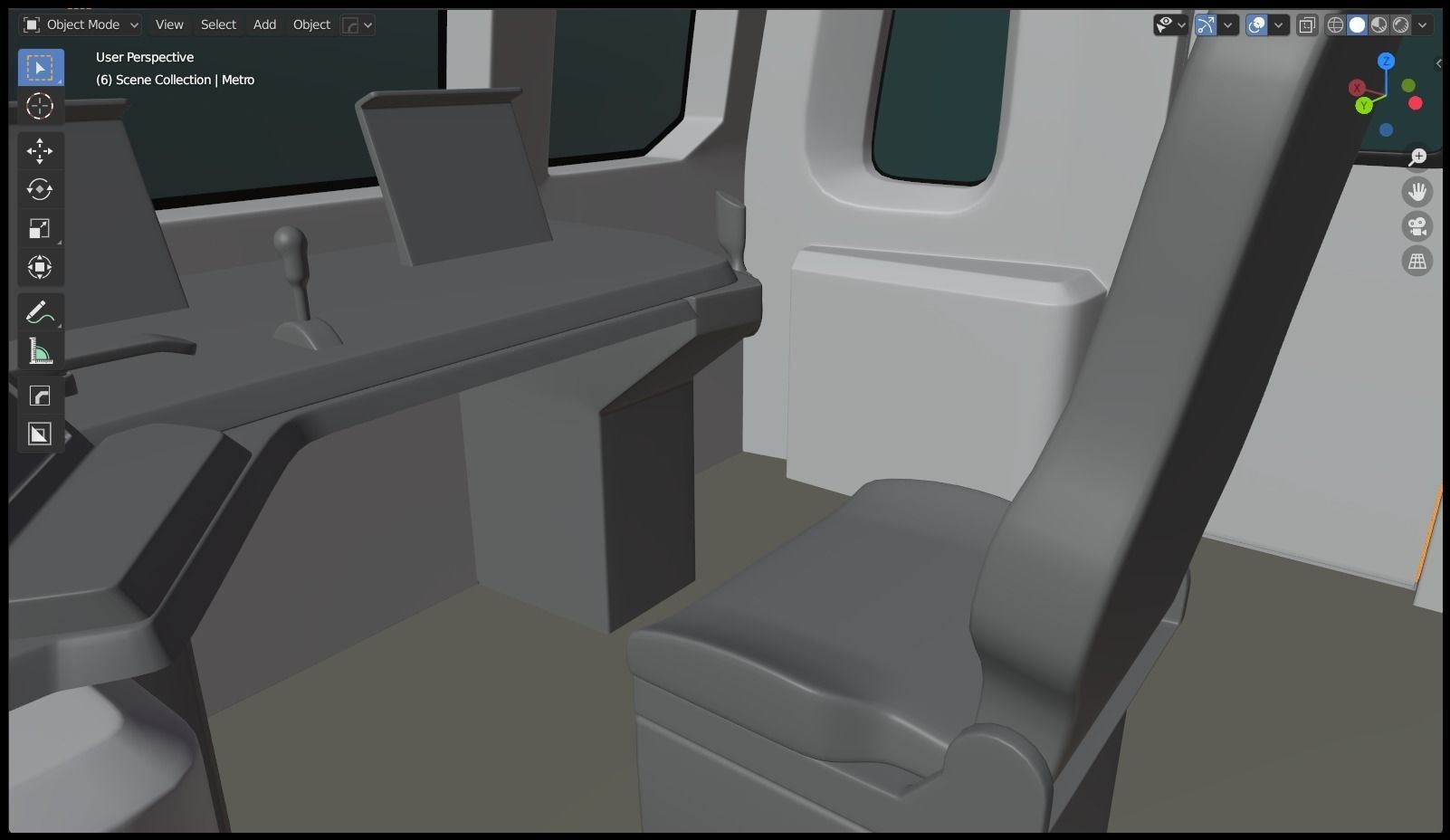 Metro Moskva 2020 3D model_15