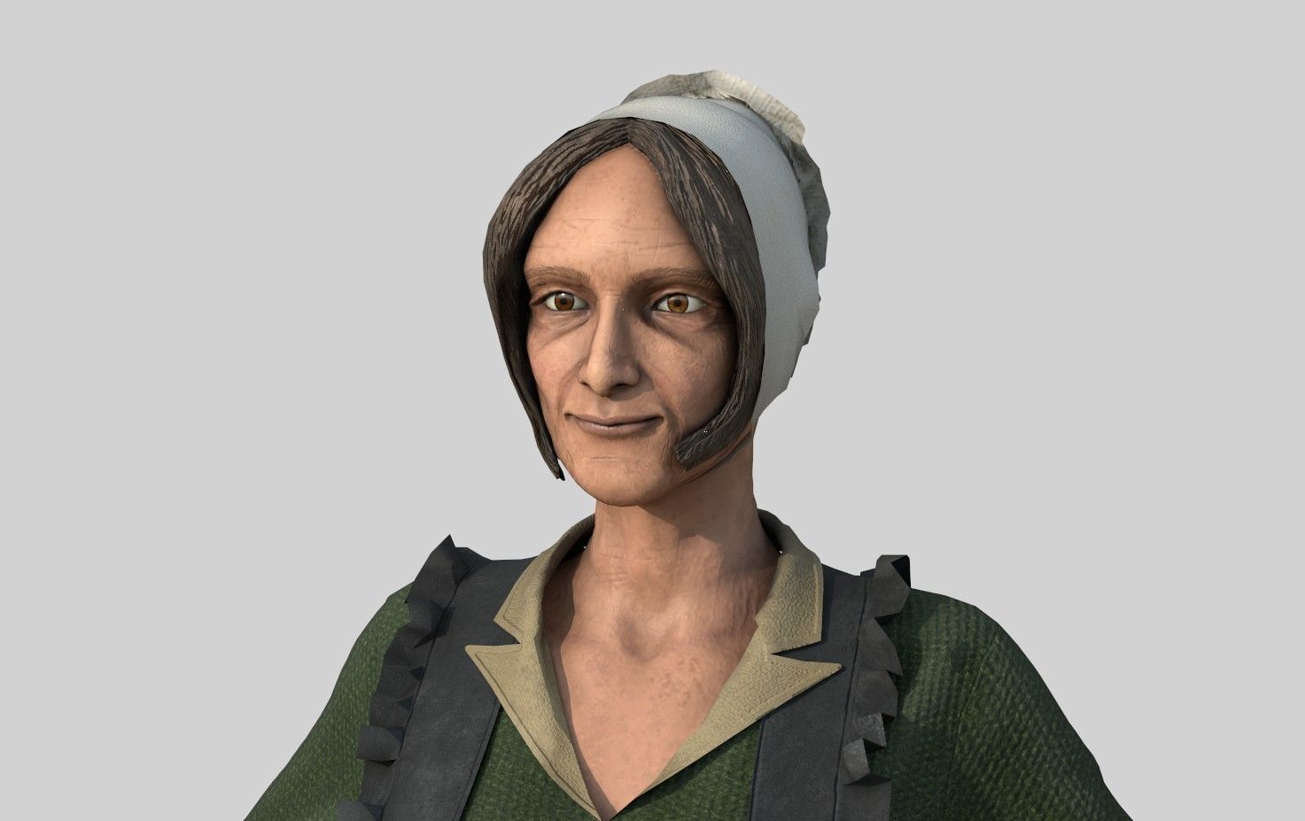 PEASANT WOMAN 3D model_5