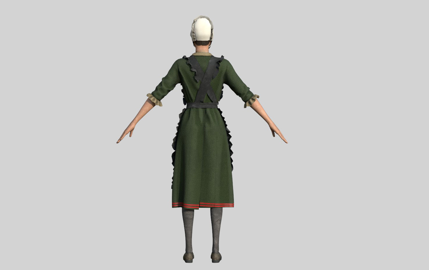 PEASANT WOMAN 3D model_3