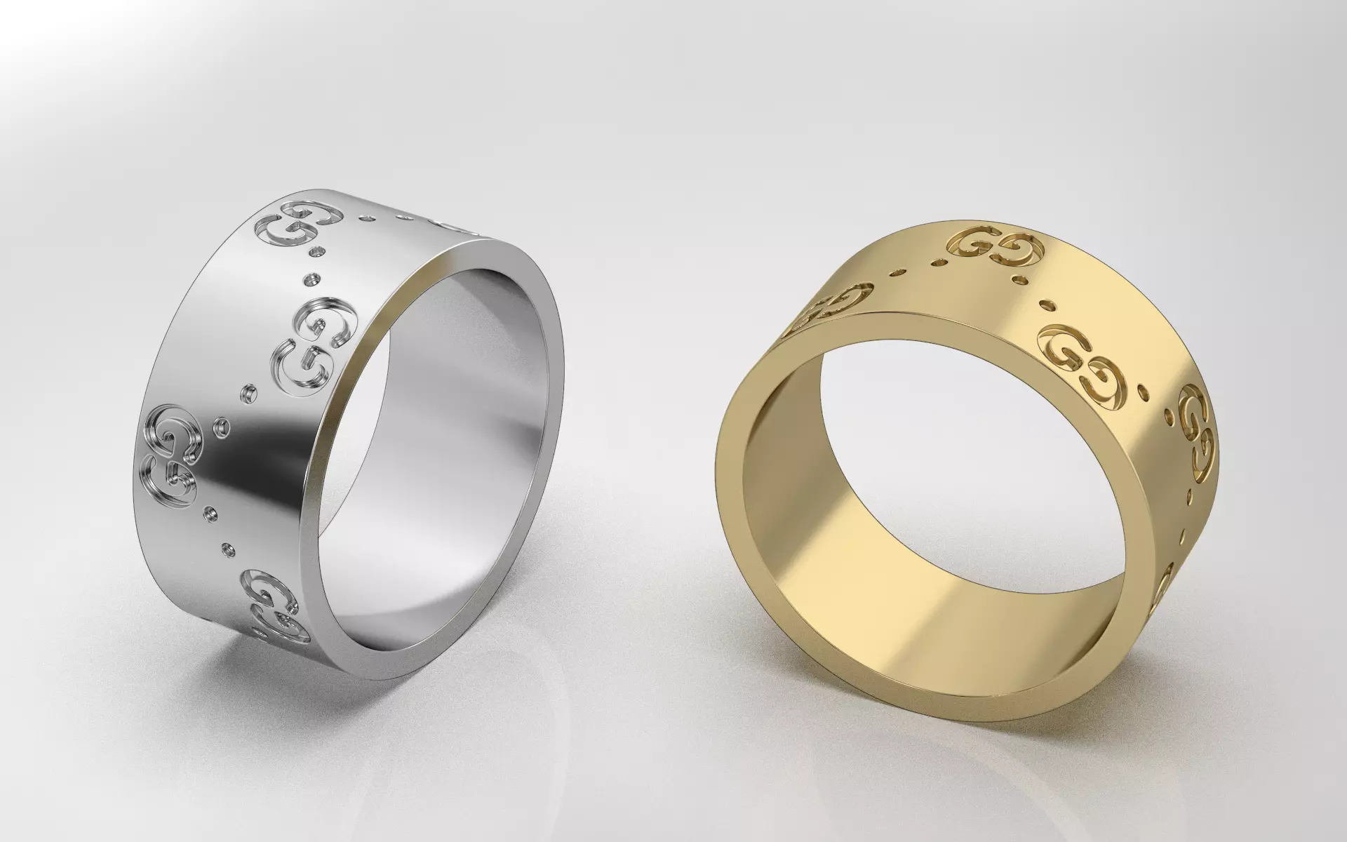 Gucci Ring 3D print model_0