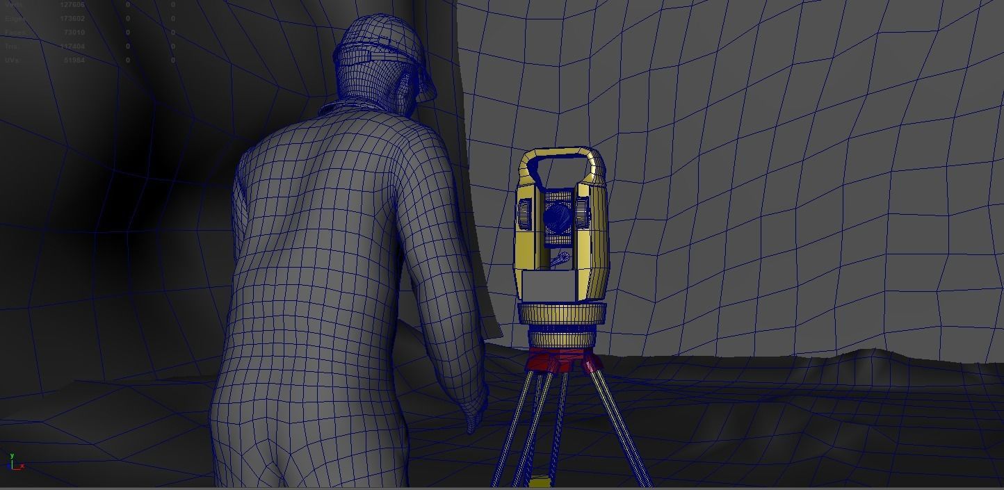 Tunnel Surveying 3D model_3