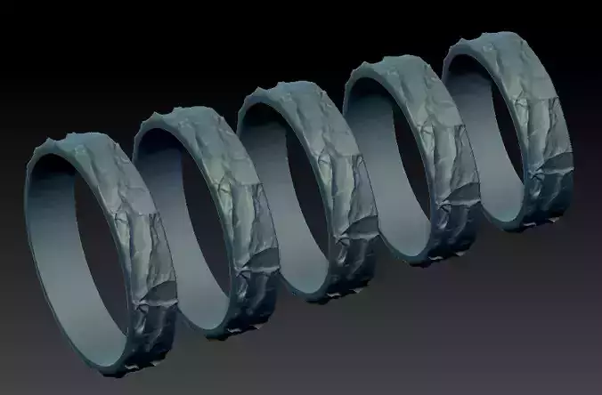 Ring Rock 3D print model
