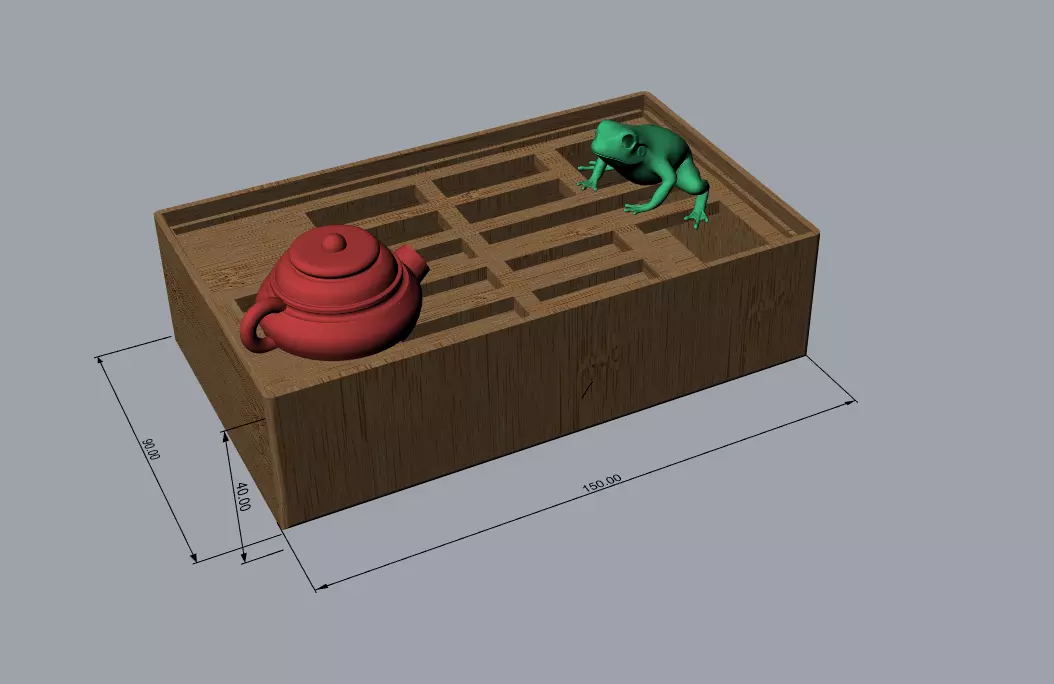 Fountain Tea ceremony 3D print model_0