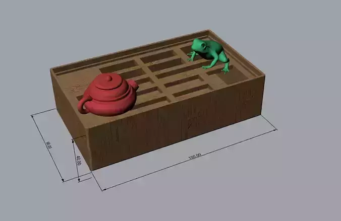 Fountain Tea ceremony 3D print model