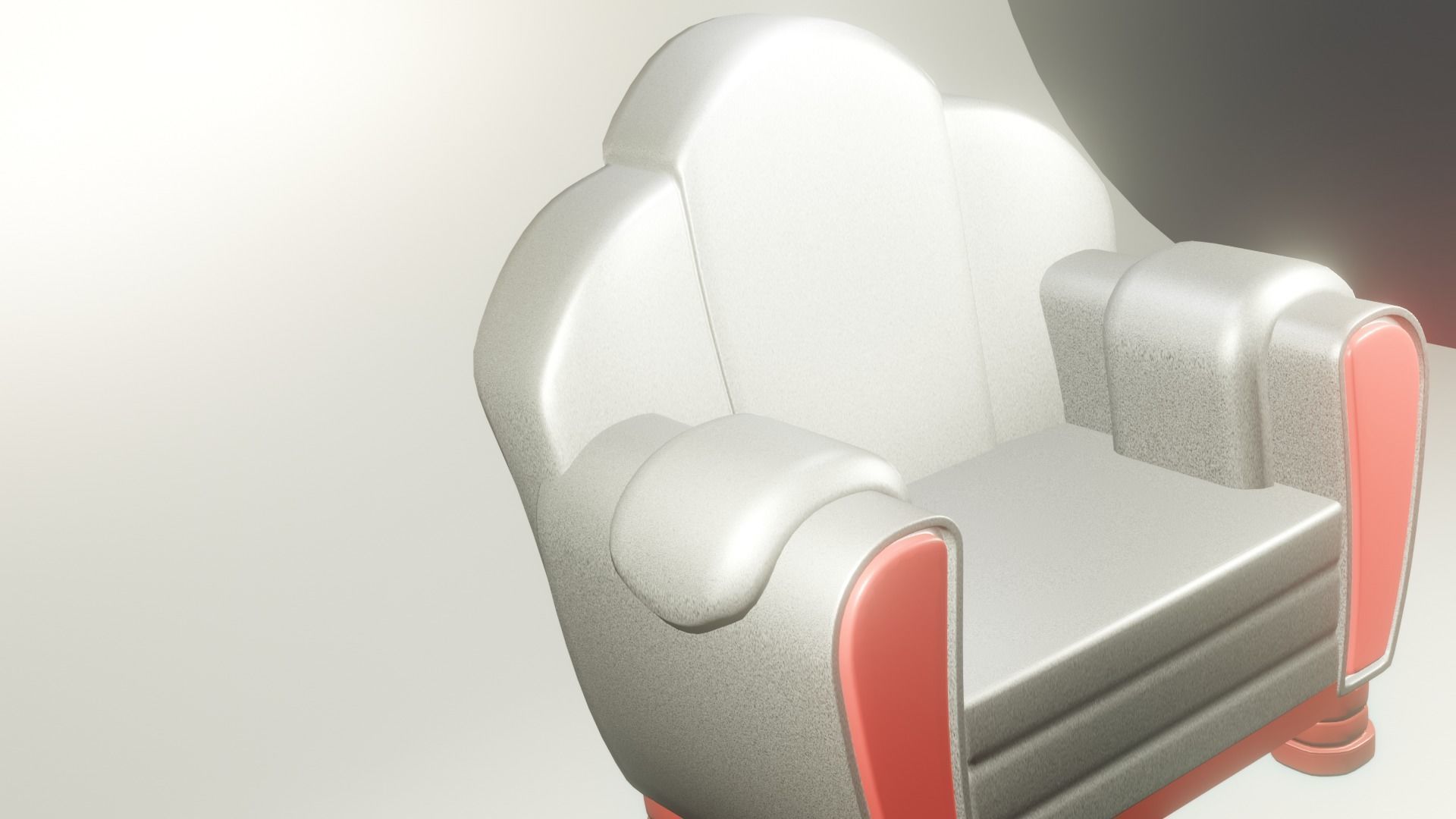 armchair 3D model_3