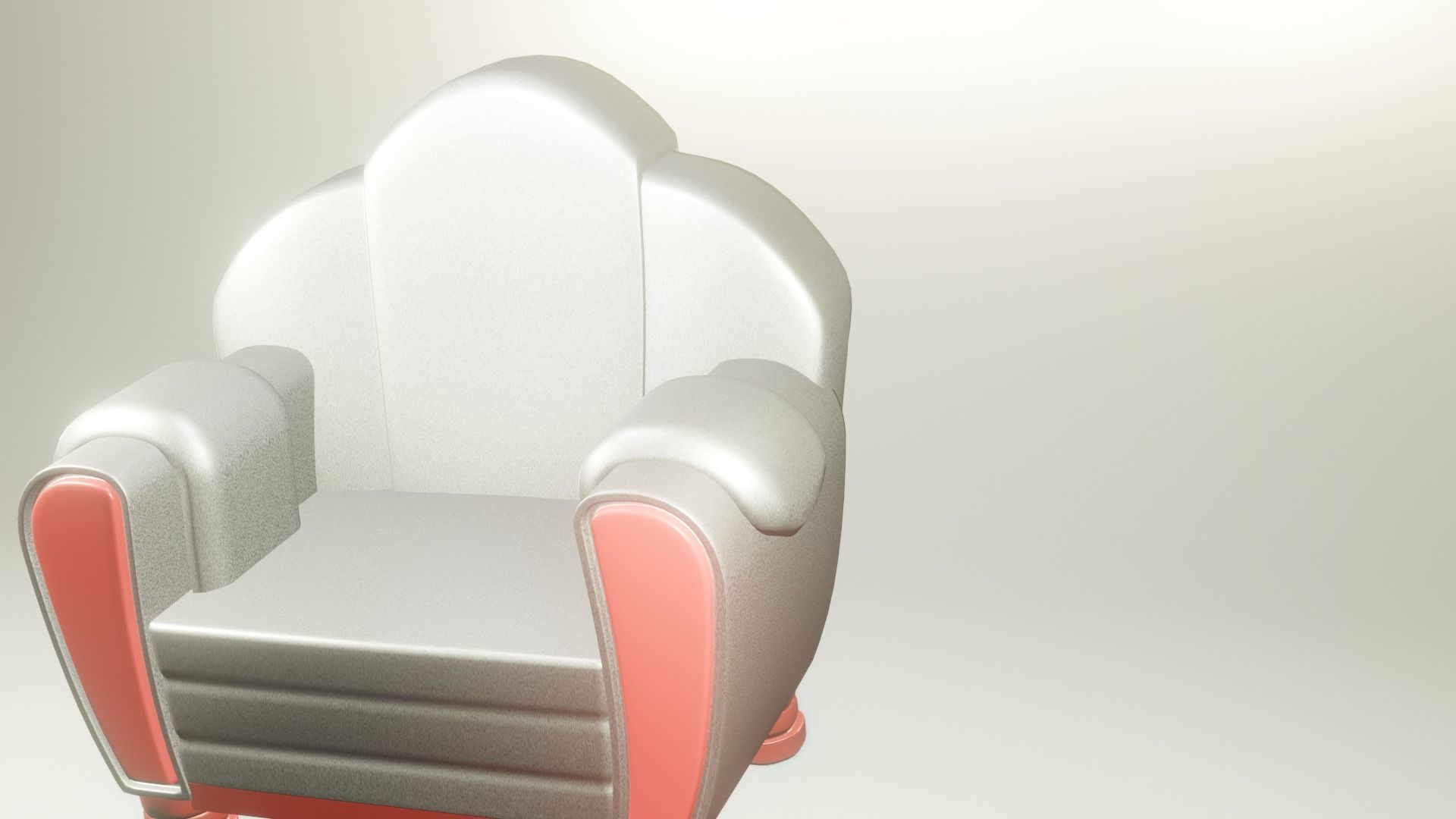 armchair 3D model_2