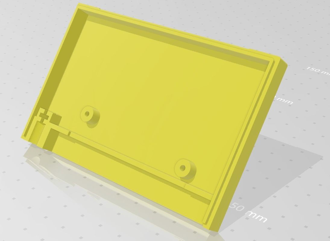 MSX cartridge shell for wide PCB - Konami dowel pillar ver Free 3D print model_4