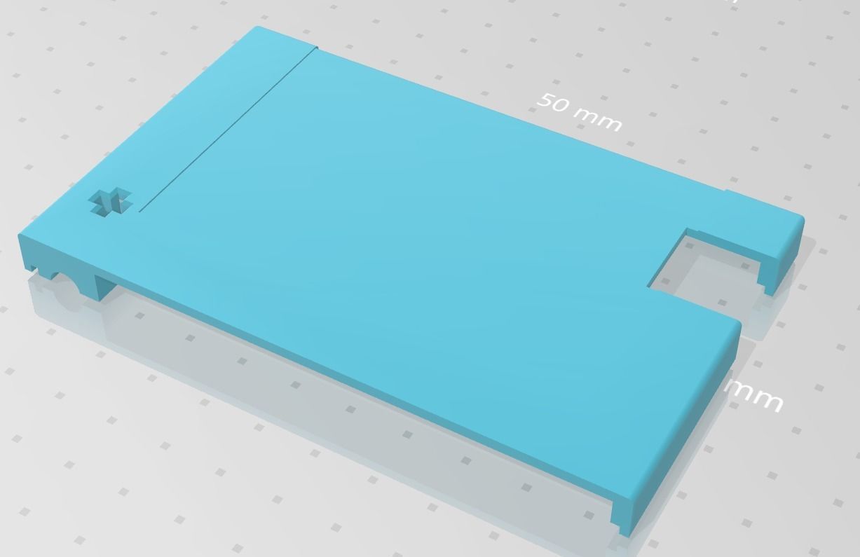 MSX cartridge shell for wide PCB - Konami dowel pillar ver Free 3D print model_5