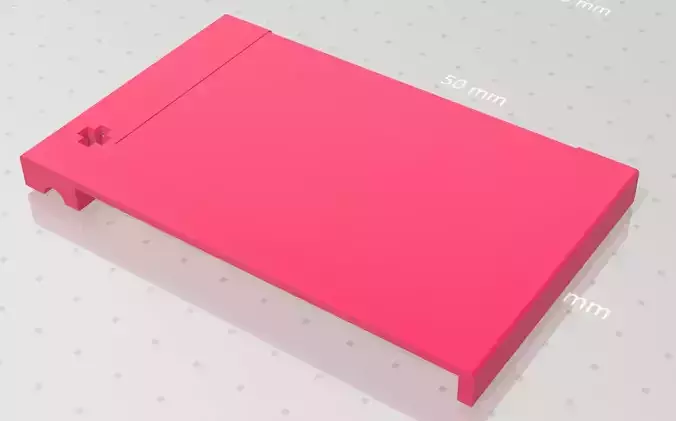 MSX cartridge shell for wide PCB - Konami dowel pillar ver Free 3D print model