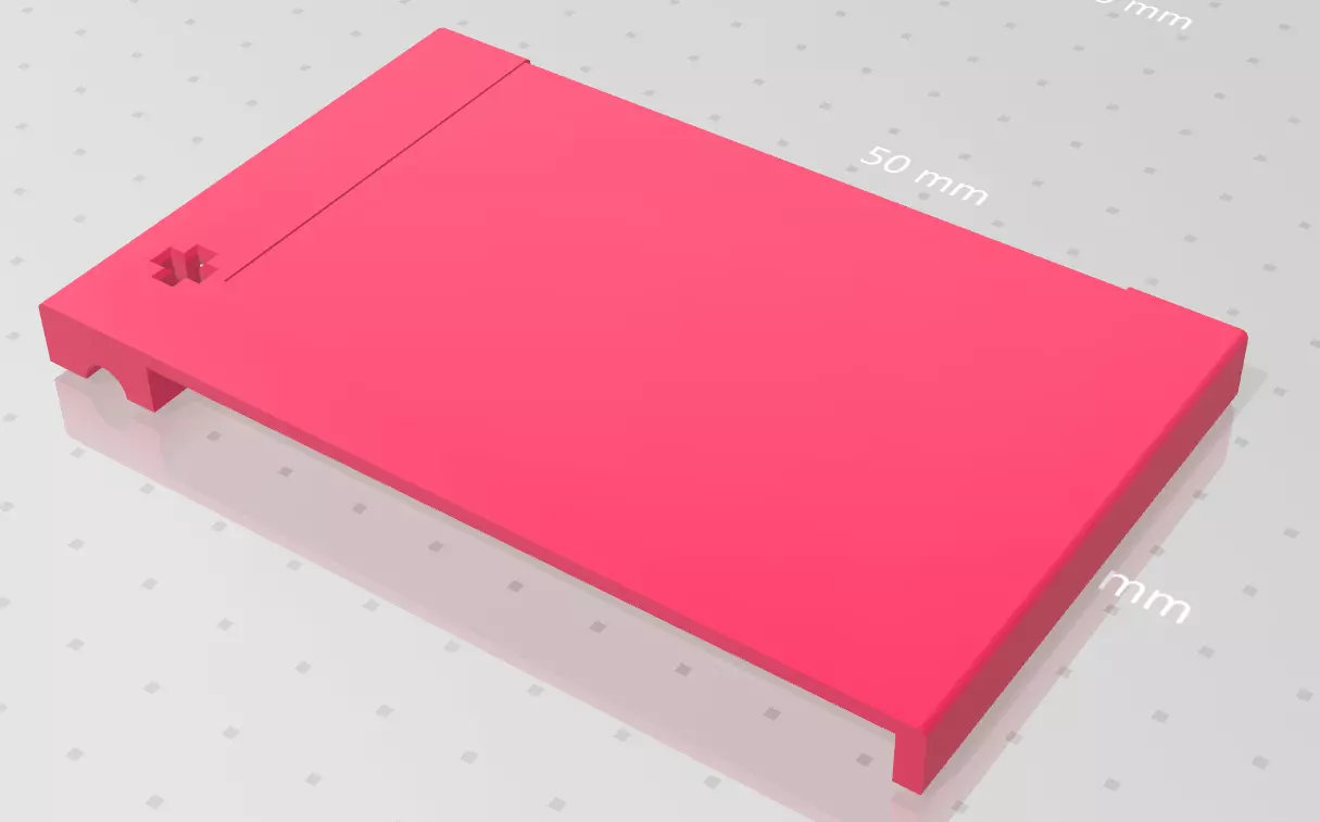 MSX cartridge shell for wide PCB - Konami dowel pillar ver Free 3D print model_0