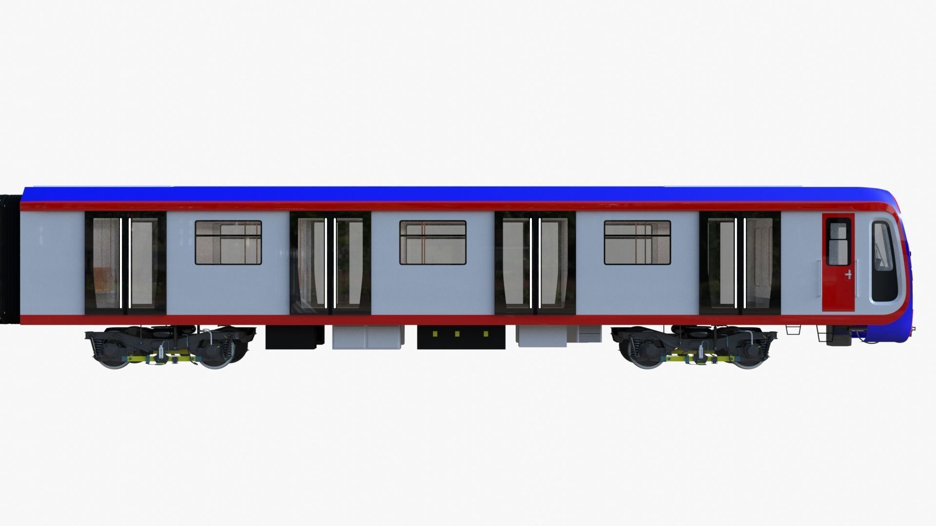 Moscow metro trains 3D Model Collection_5