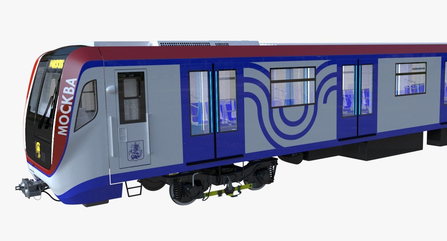 Moscow metro trains 3D Model Collection_13