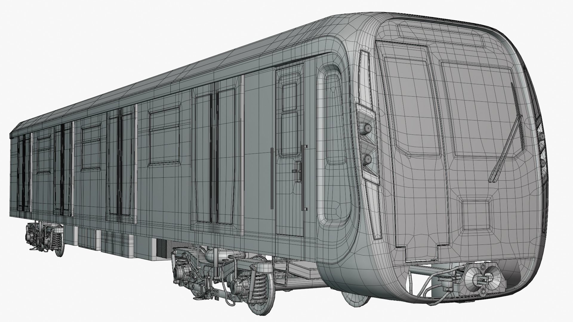 Moscow metro trains 3D Model Collection_2