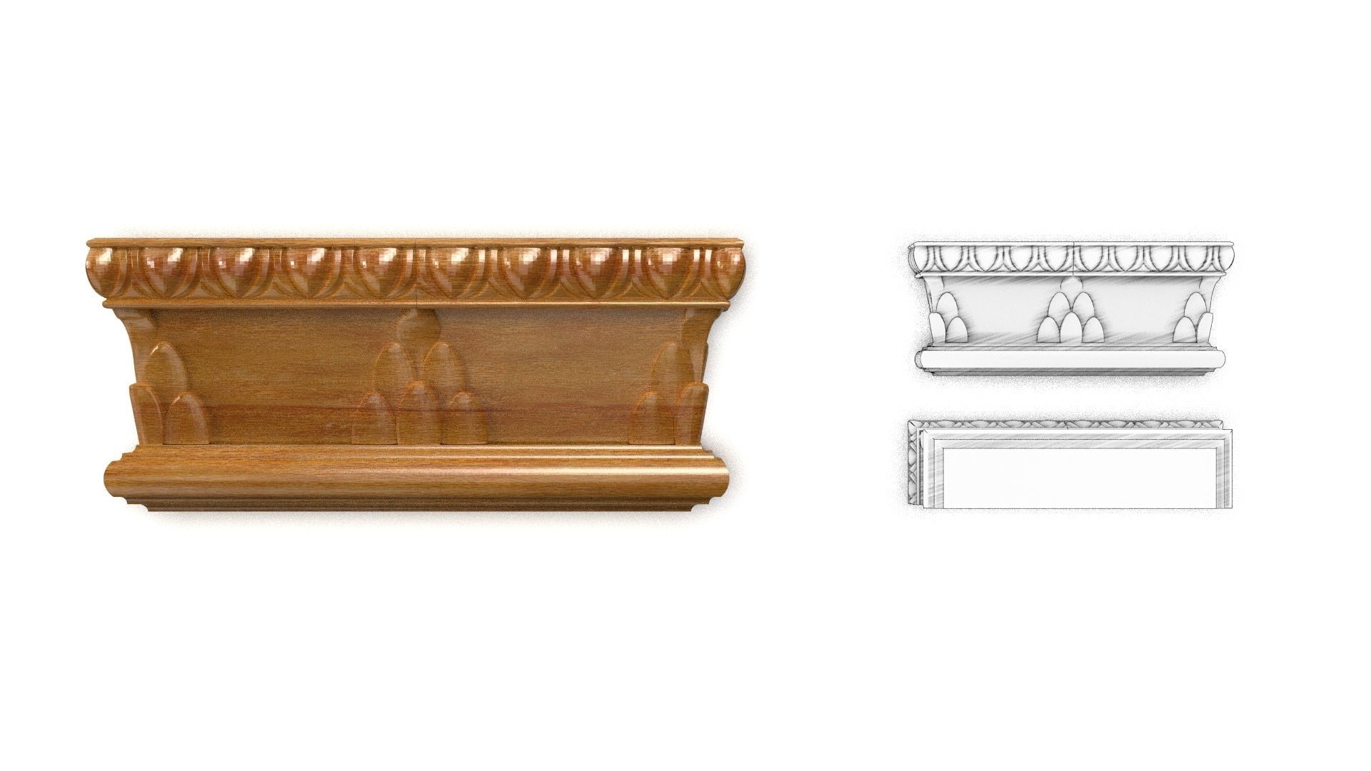 Column capital 001 3D model 3D model_1