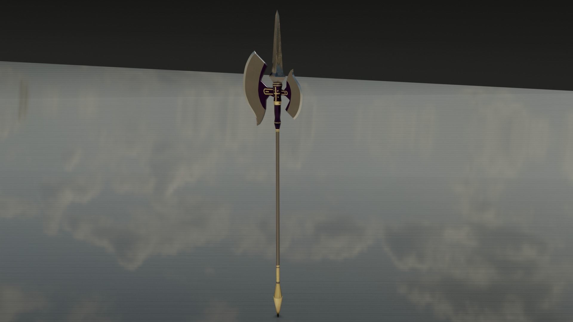 Sword Art Online Sanchi Spear detailed model 3D model_3