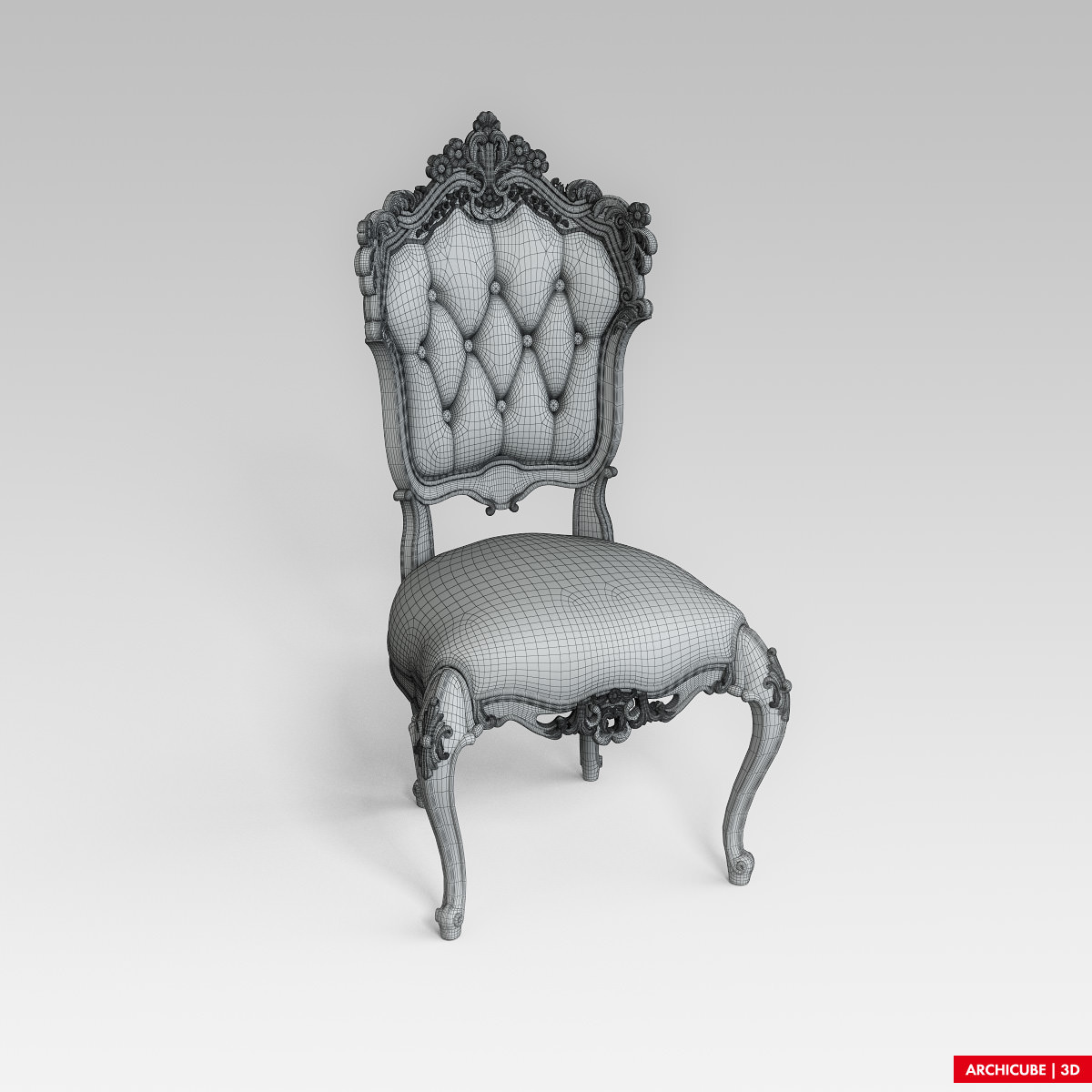Classic Chair 3D model_6