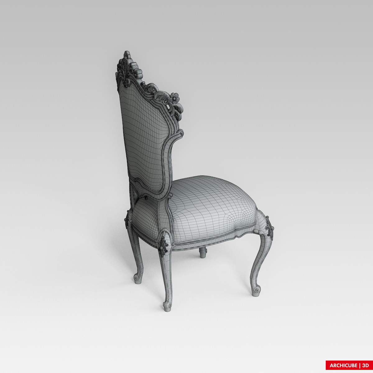 Classic Chair 3D model_9