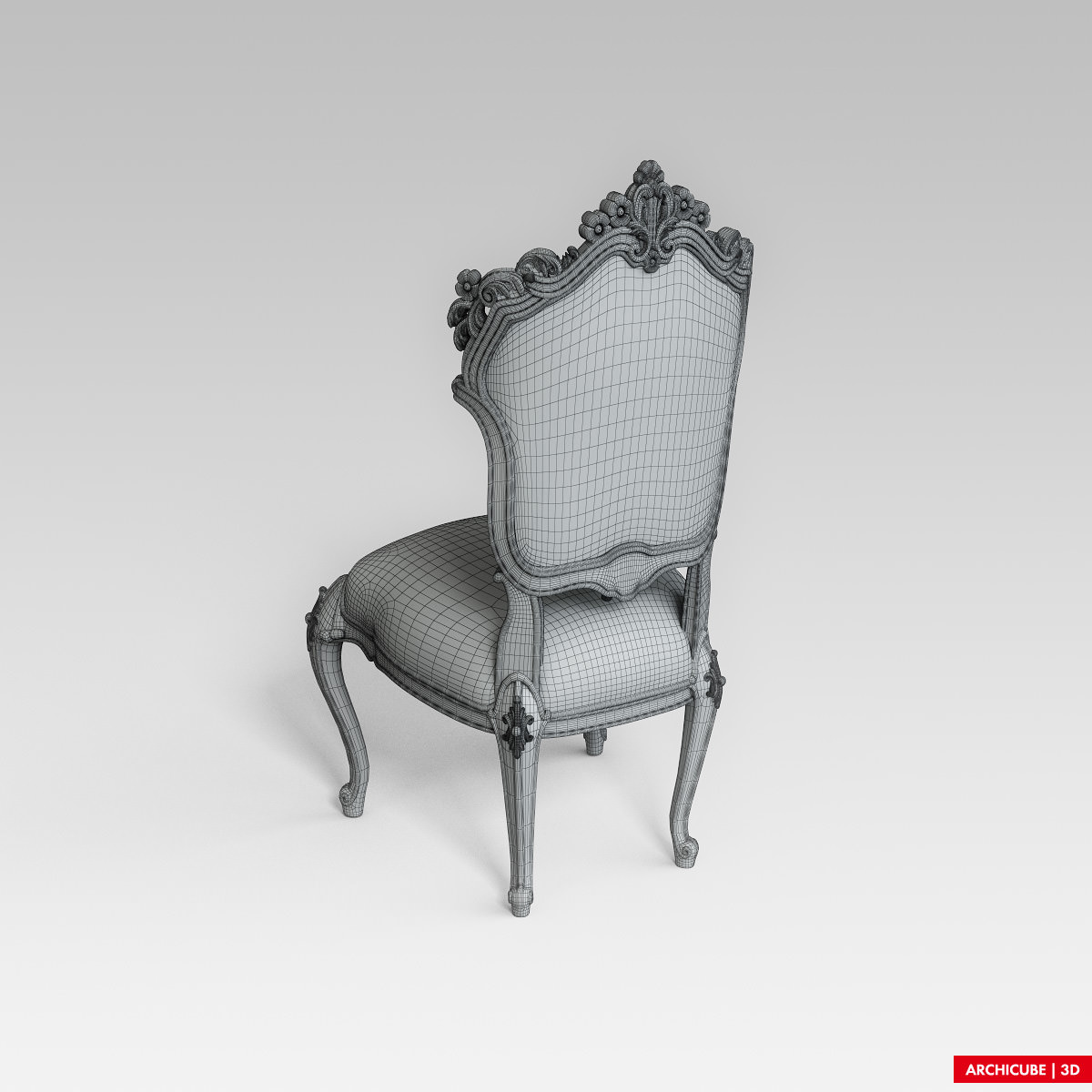 Classic Chair 3D model_8