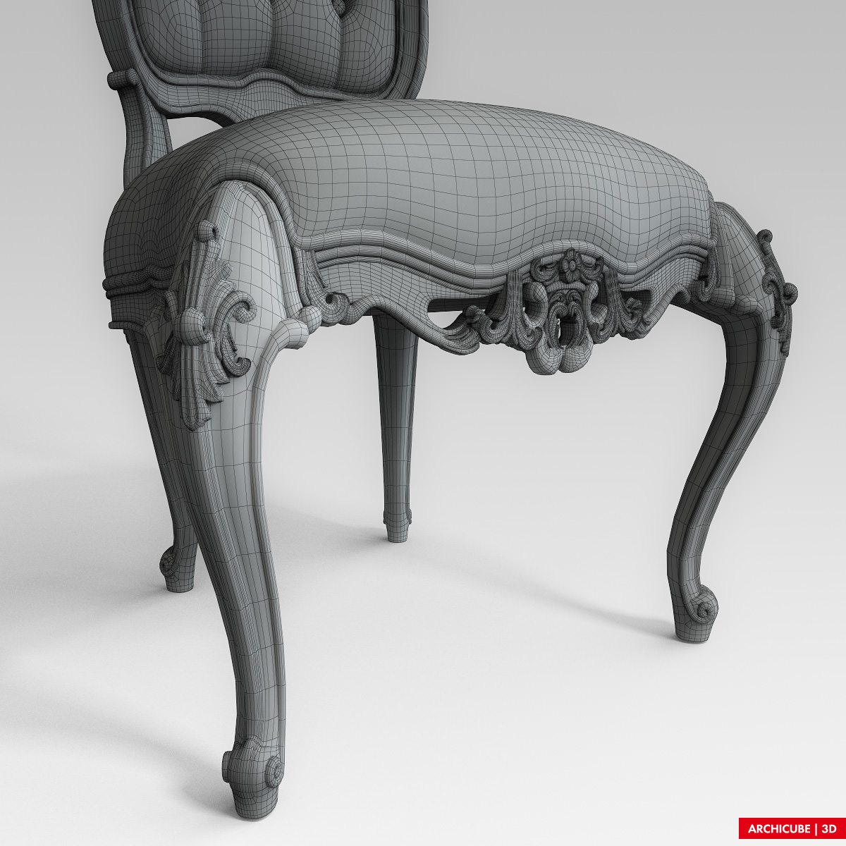 Classic Chair 3D model_11