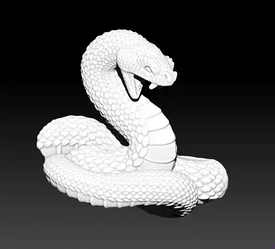 Snake logo 3D print model