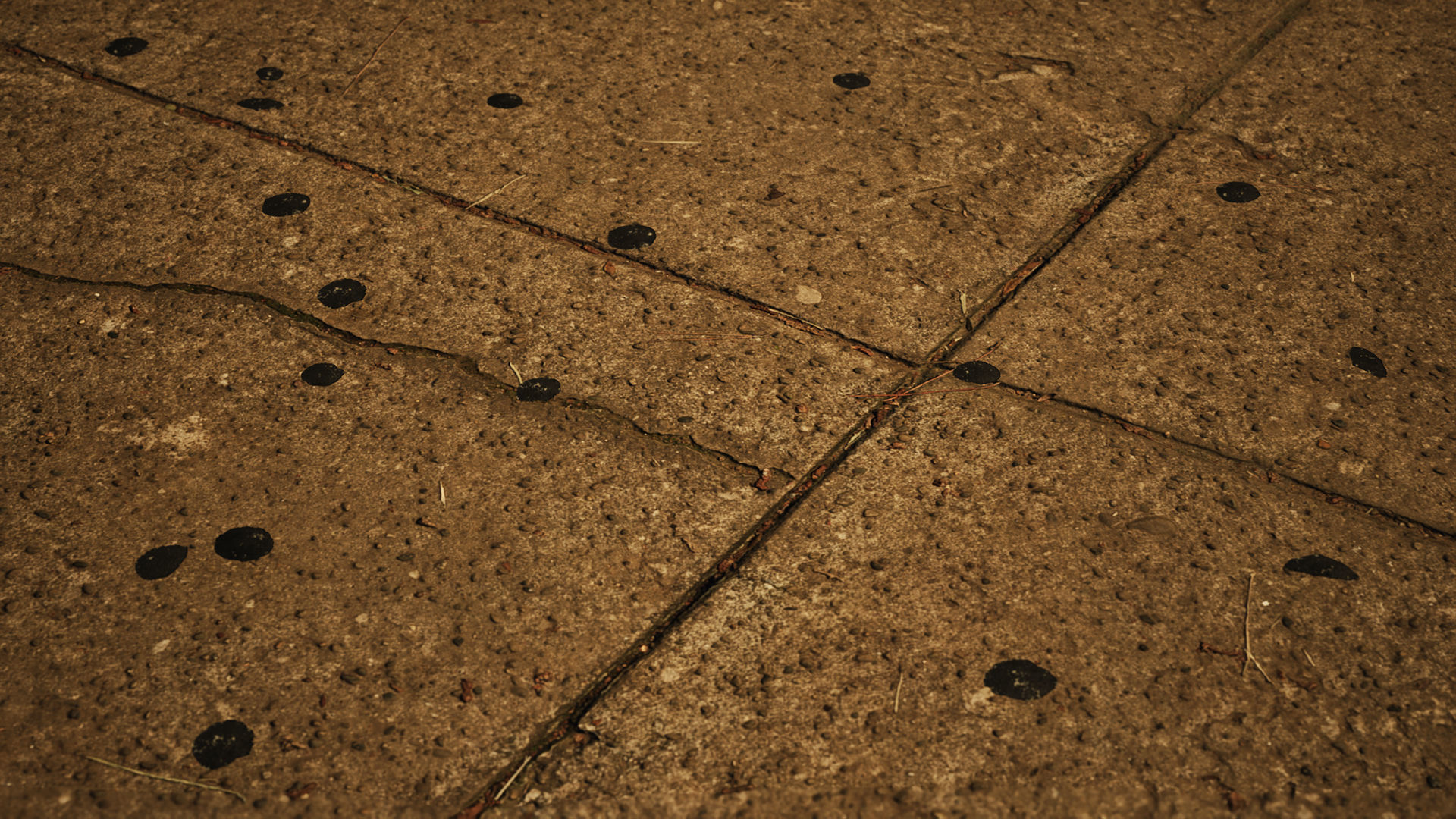 Sidewalk Trash - Cigarettes Masks Gum Cans Low-poly 3D model_5