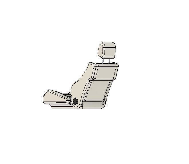 1to10 RC Retro Race Seat 3D print model_6