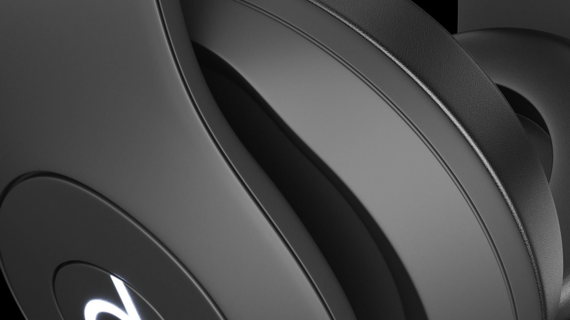 Beats Headphones Foldable 3D model_12