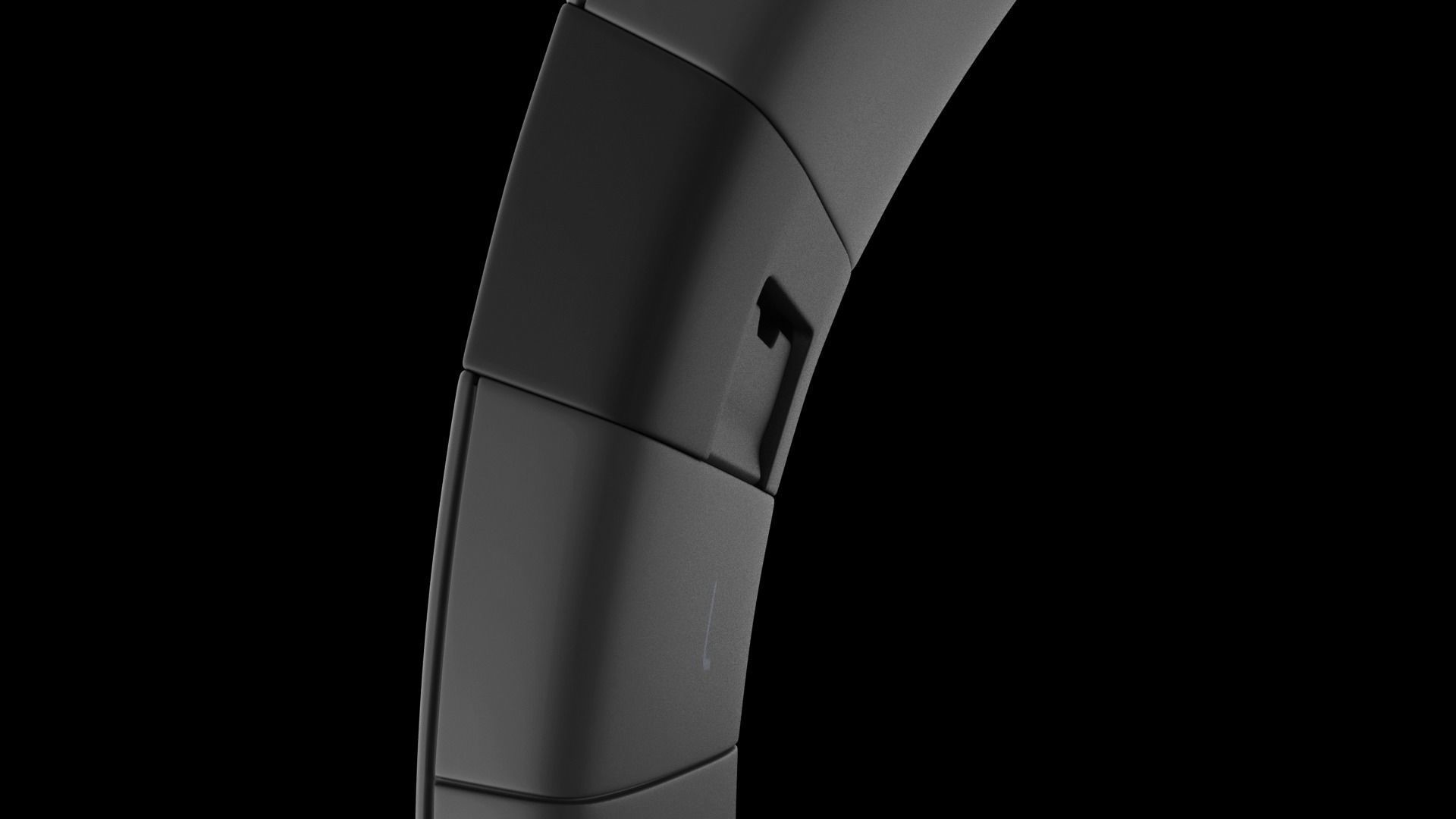 Beats Headphones Foldable 3D model_8