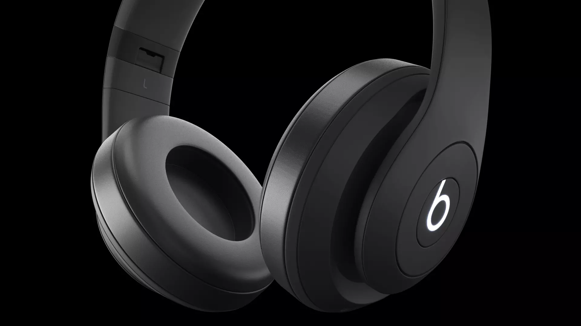 Beats Headphones Foldable 3D model_0