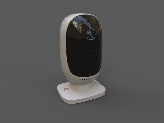 Security camera industrial or household Low-poly 3D model
