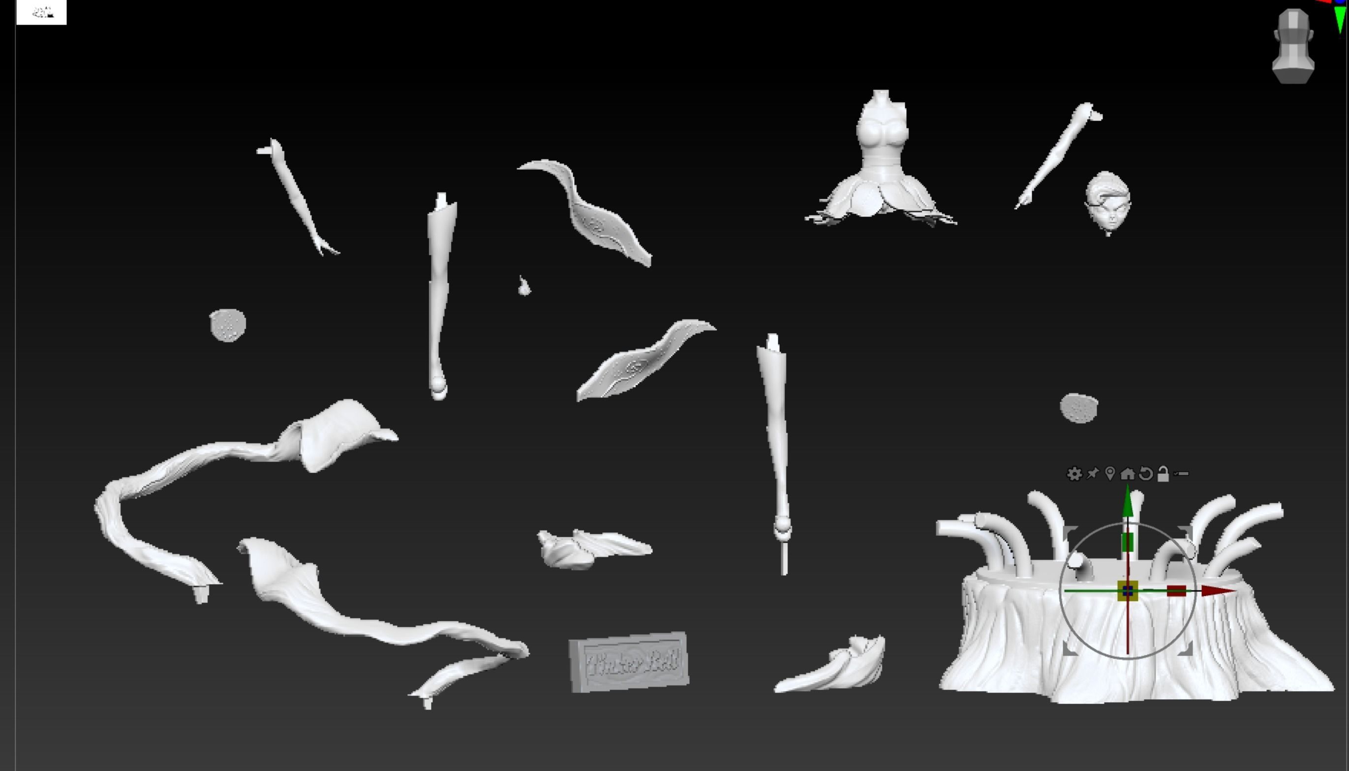 Tinker Bell 3D print model_6