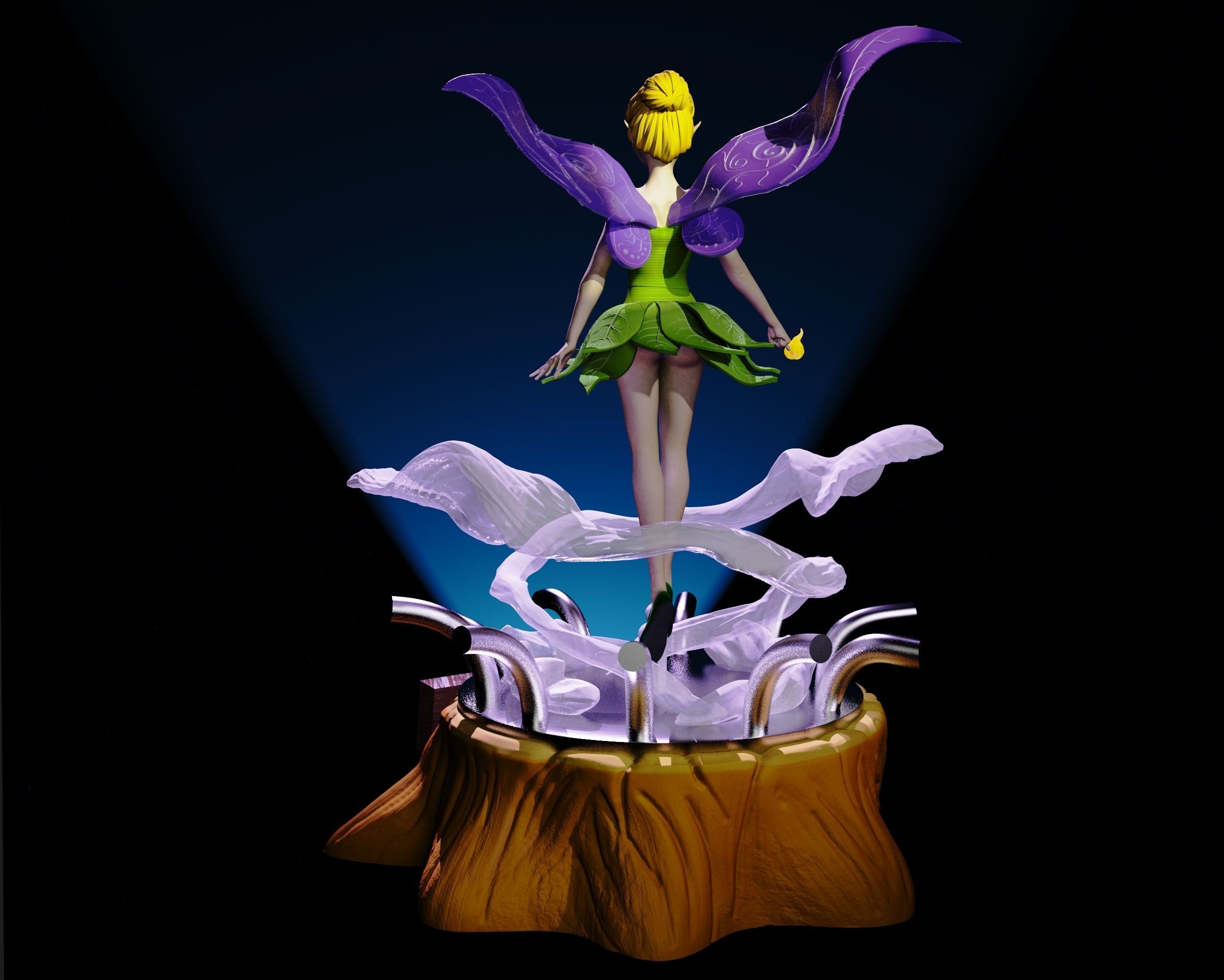 Tinker Bell 3D print model_3