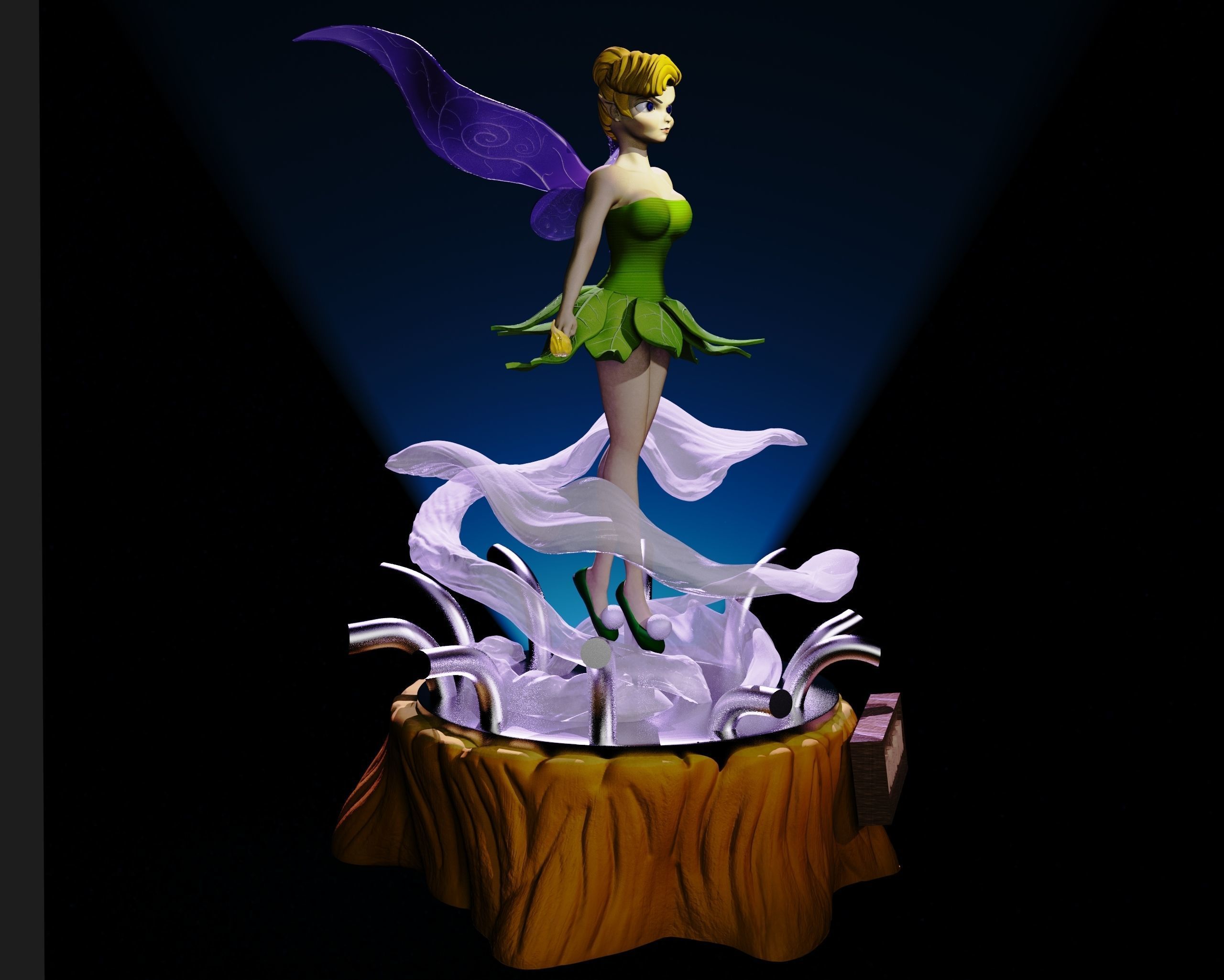 Tinker Bell 3D print model_1