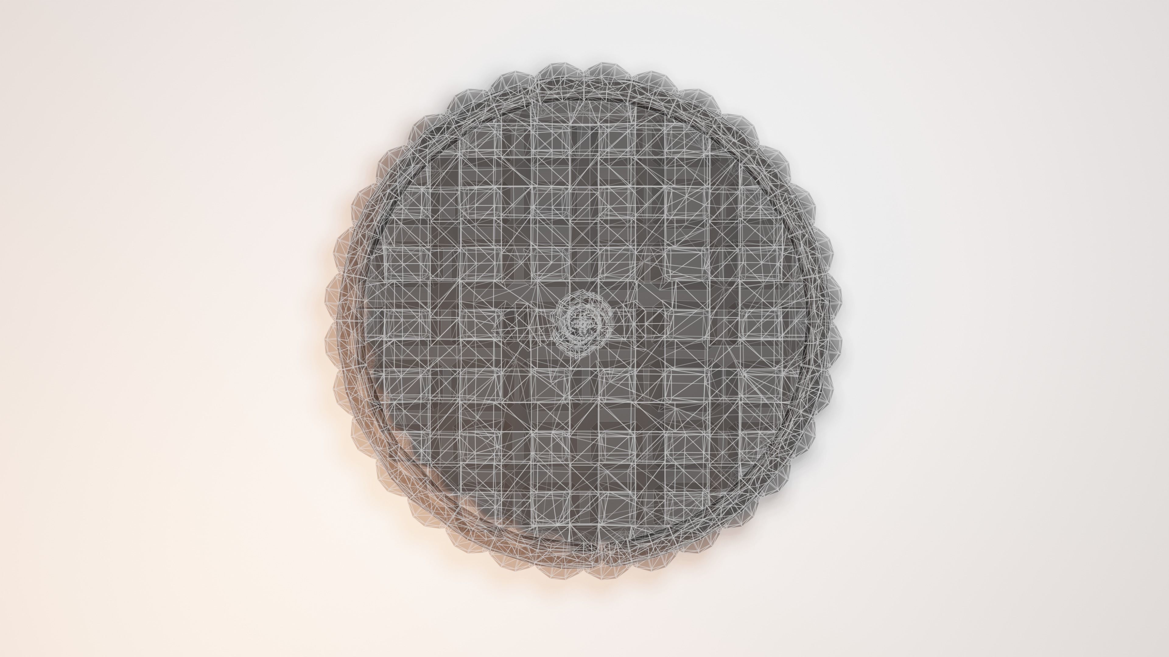 Tomato Pie  Low-poly 3D model_10