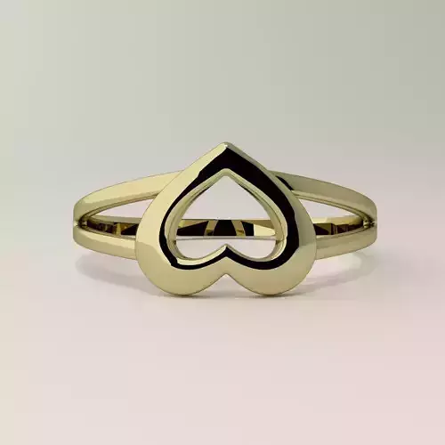 Ring with a big heart