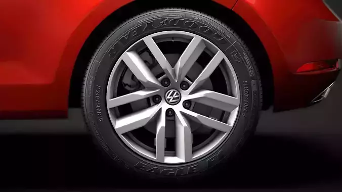 VW Golf TDI 2019 wheel