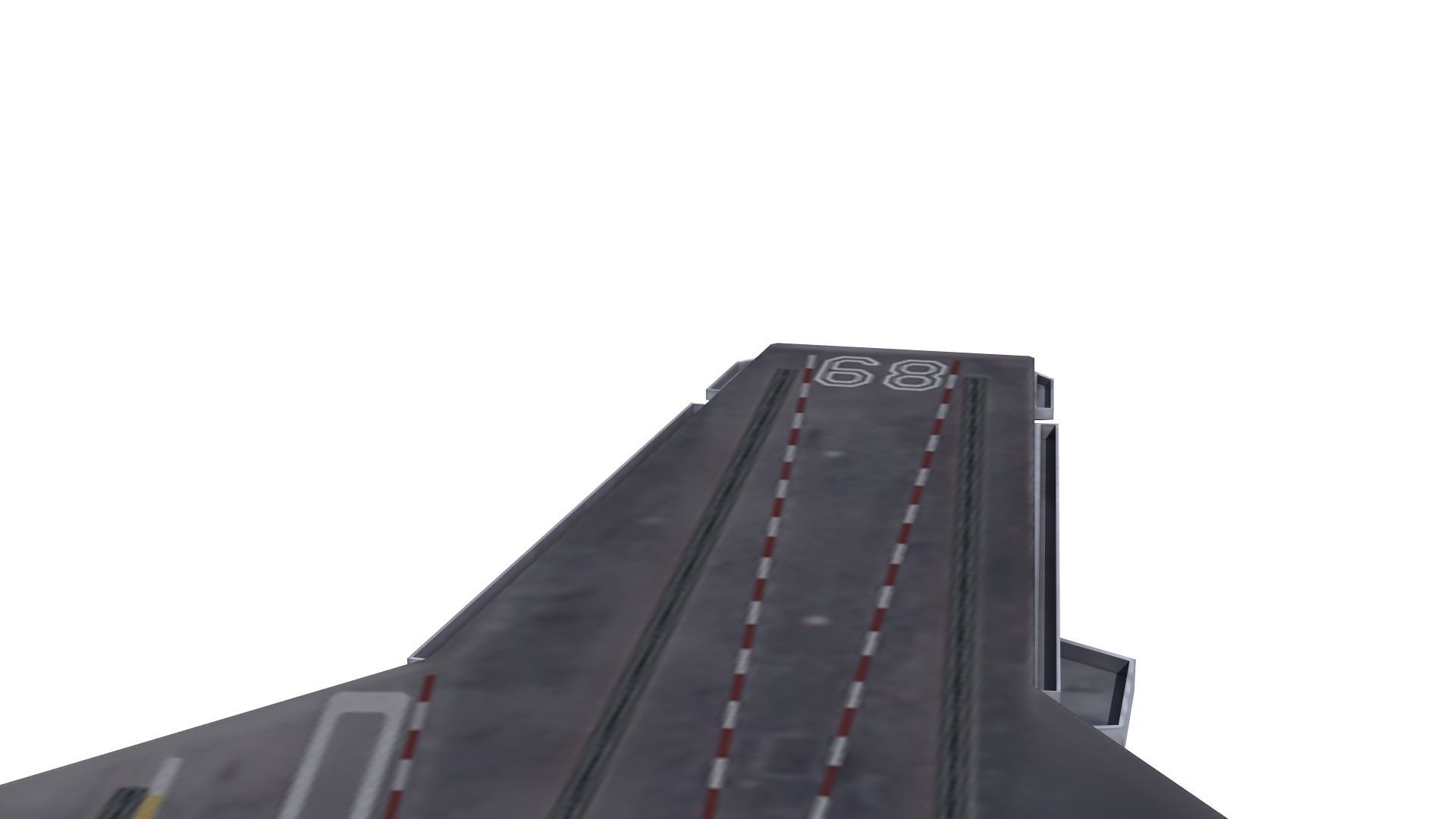 Nimitz Aircraft Carrier Low-poly 3D model_24