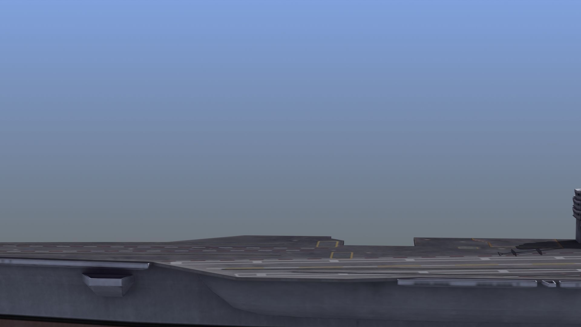 Nimitz Aircraft Carrier Low-poly 3D model_3