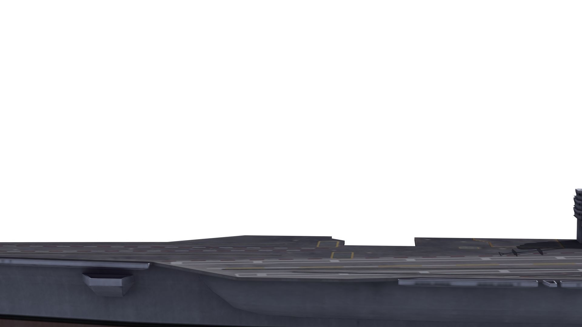 Nimitz Aircraft Carrier Low-poly 3D model_20