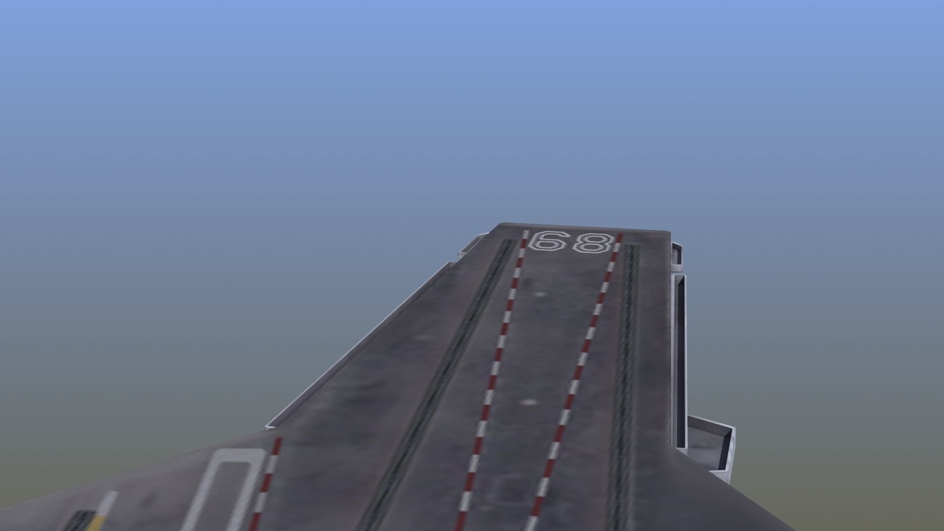 Nimitz Aircraft Carrier Low-poly 3D model_7