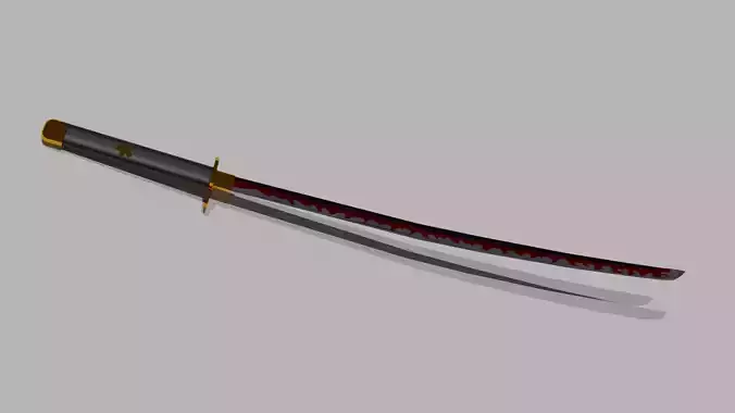 Roronoa Zoros Enma One Piece 3D model