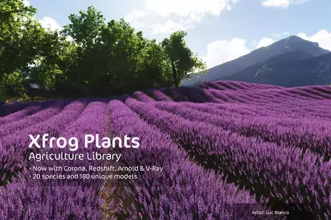 2020 Xfrog Plants Agriculture Library  3D model