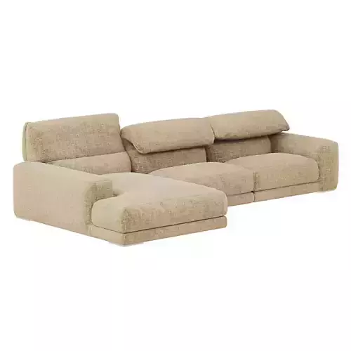 Upside corner composition sofa