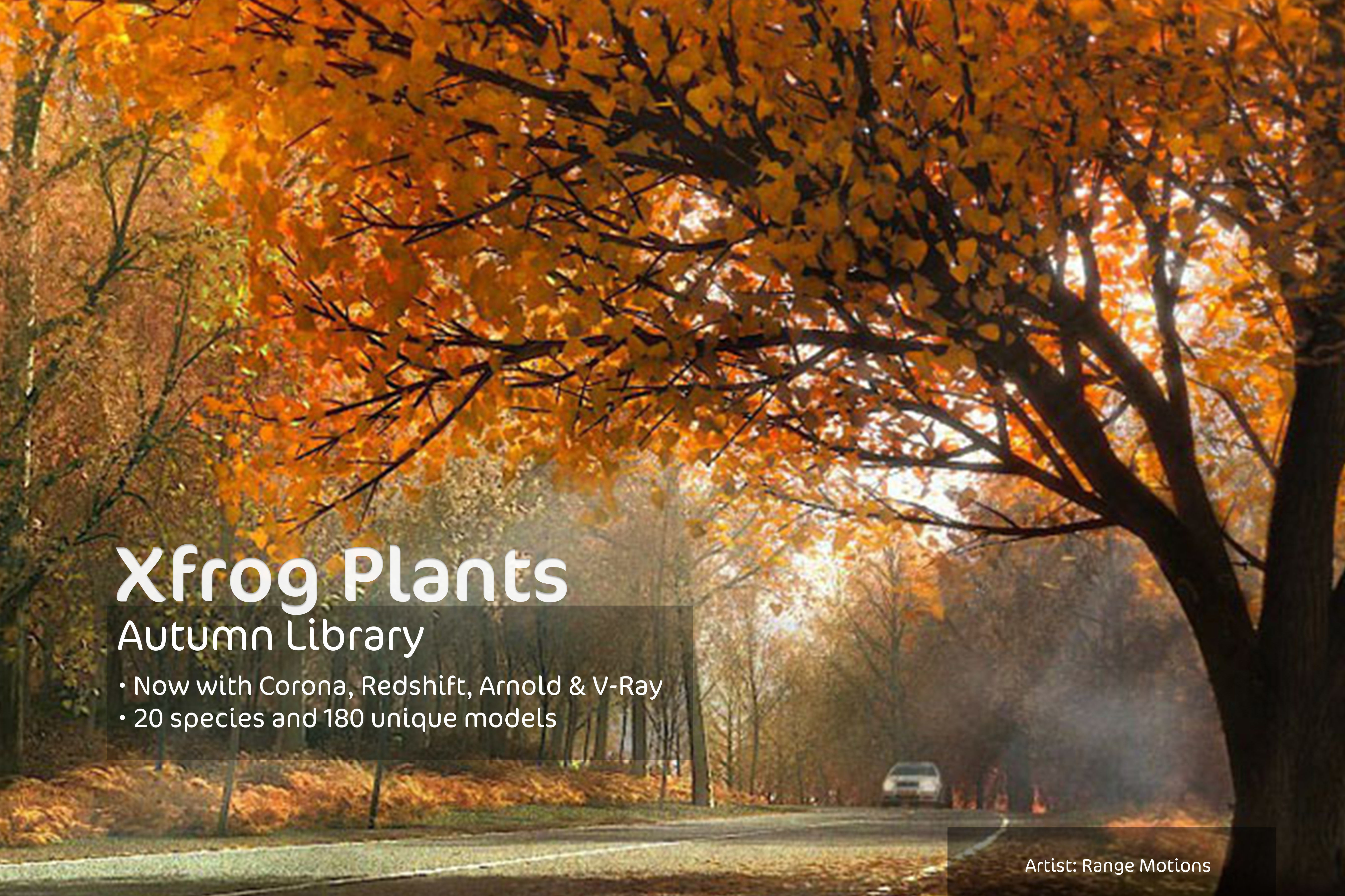 2020 XfrogPlants Autumn Trees Library