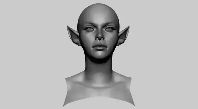 Stylized Female Head v3