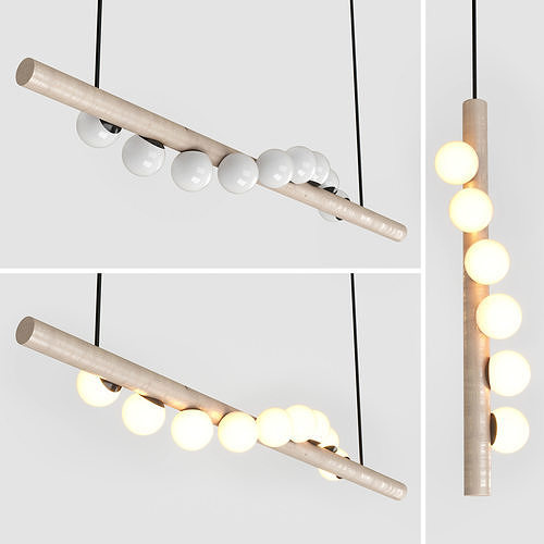 hollis - morris - willowpendant lamp Low-poly 3D model
