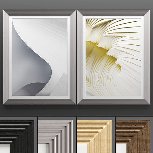 Art Frame 694 Low-poly 3D model
